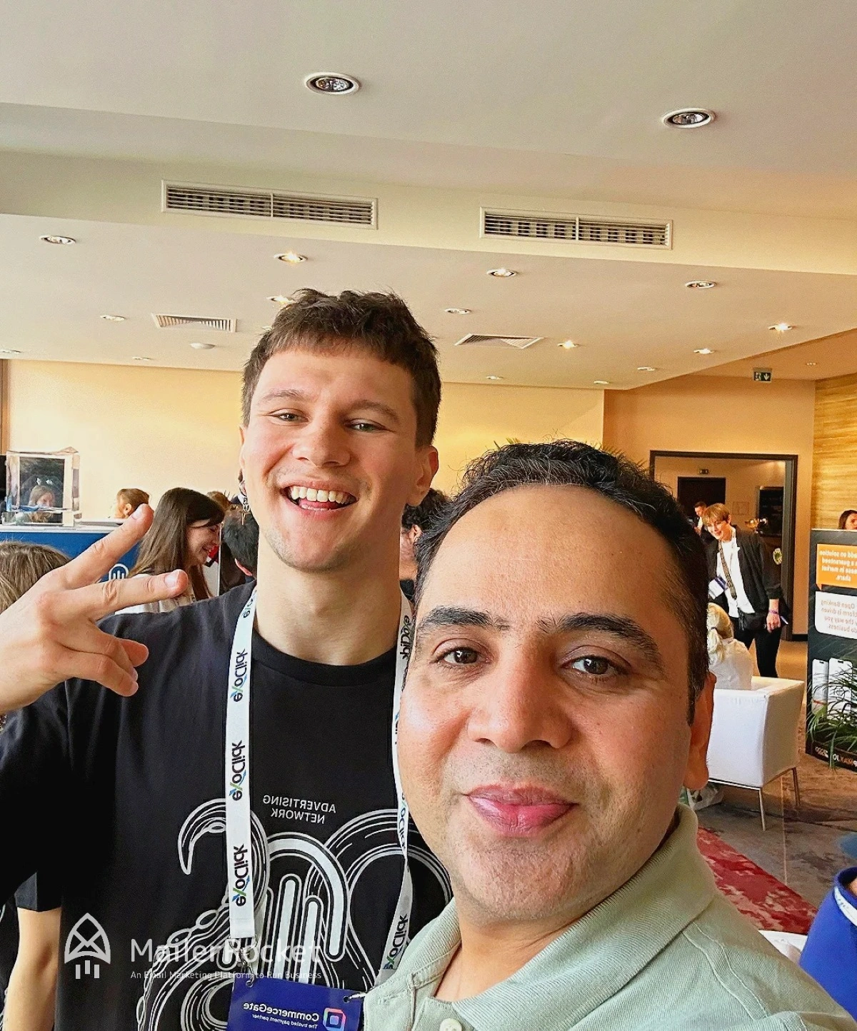 Connections blooming at booth